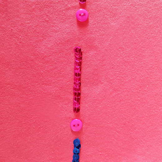 Ladys Party Shirt "Buttons & Stripes"