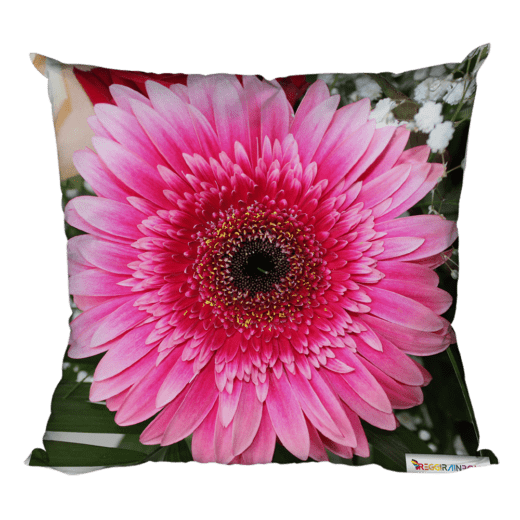 Foto-Kissen "Pink Gerbera"