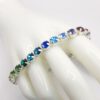 Kristall-Armband "RegenbogenZauber" silberfarben