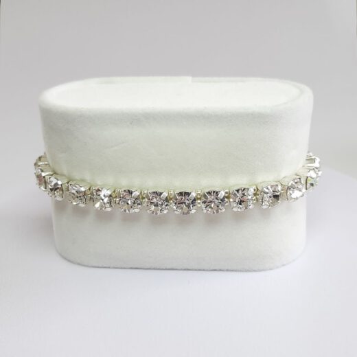 Kristall-Armband "SonnenZauber" silberfarben