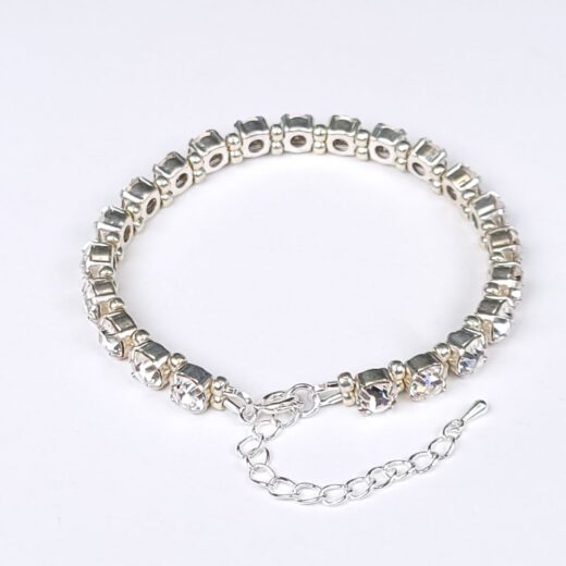 Kristall-Armband "SonnenZauber" silberfarben