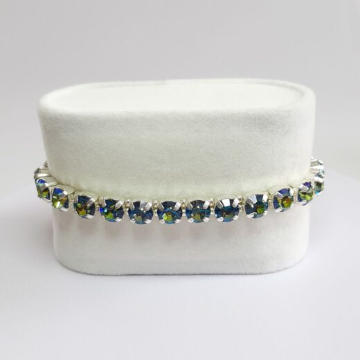 Kristall-Armband "MeeresZauber" silberfarben