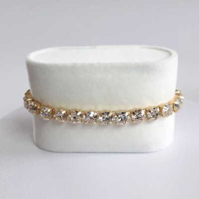 Kristall-Armband „SonnenZauber“ goldfarben