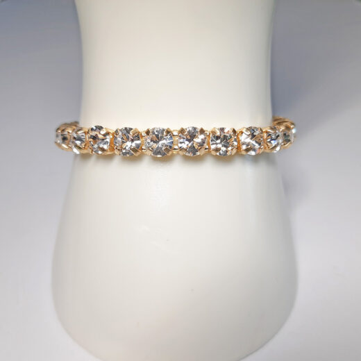 Kristall-Armband "SonnenZauber" goldfarben