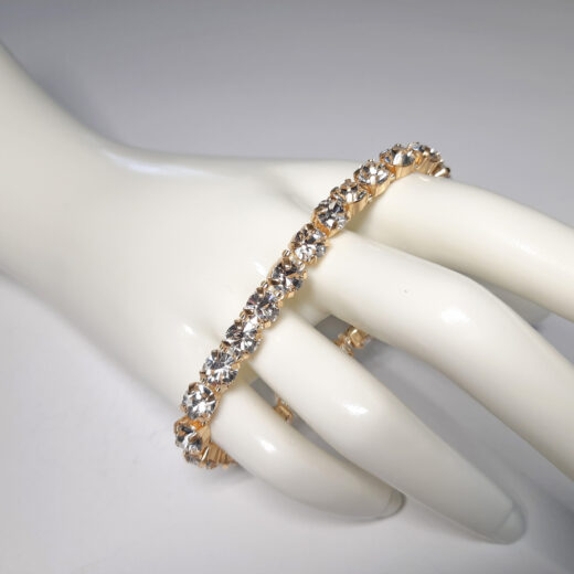 Kristall-Armband "SonnenZauber" goldfarben