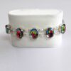 Armband "BlumenZauberFantasie" silberfarben