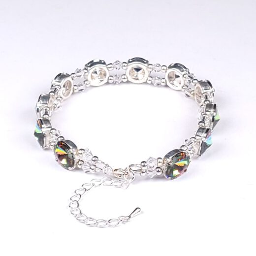 Armband "BlumenZauber Rivoli" silberfarben