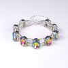 Armband "BlumenZauberFantasie" silberfarben