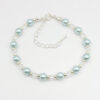 Perlen-Armband Pearl Effect Light Blue