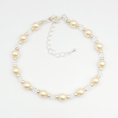 Perlen-Armband  Pearl Effect Peach
