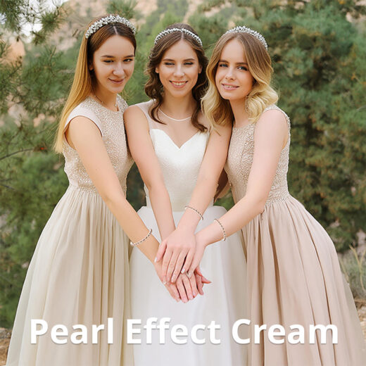 Bridesmaids Collection Pearl Effect Cream