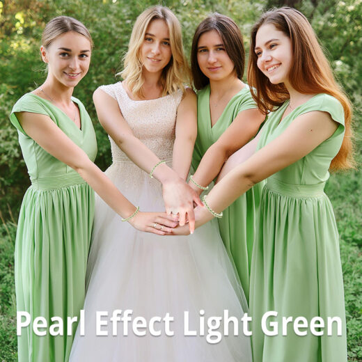 Bridesmaids Collection Pearl Effect Light Green