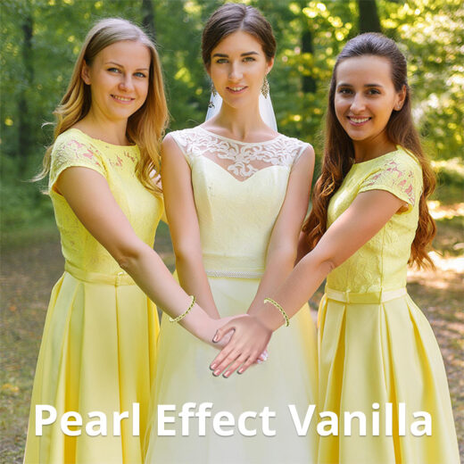 Bridesmaids Collection Pearl Effect Vanilla