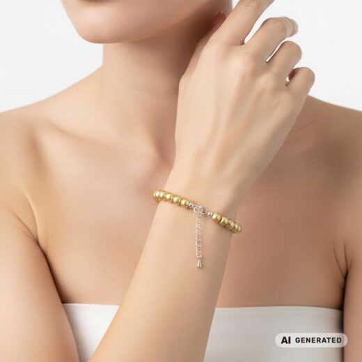Perlen-Armband Pearl Effect Vanilla - KI-generiert