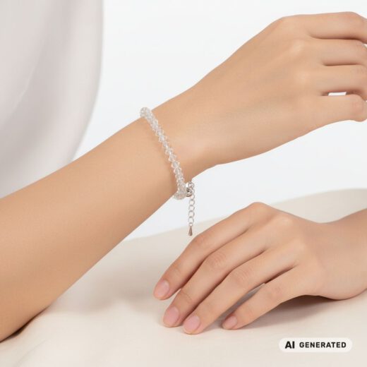 Kristallperlen-Armband Morgentau - KI-generiert