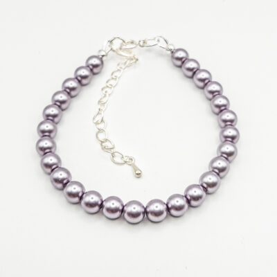 Perlen-Armband Pearl Effect Lavender