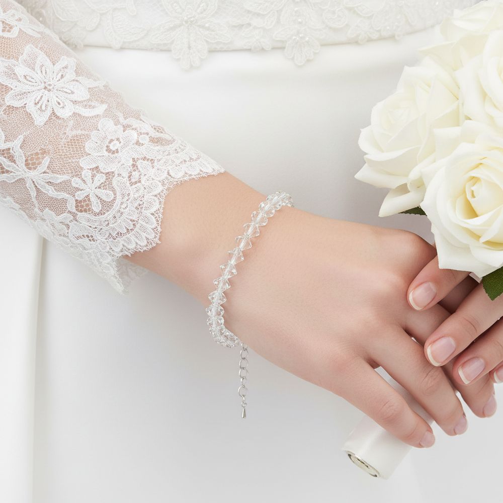 Kristallperlen-Armband Morgentau