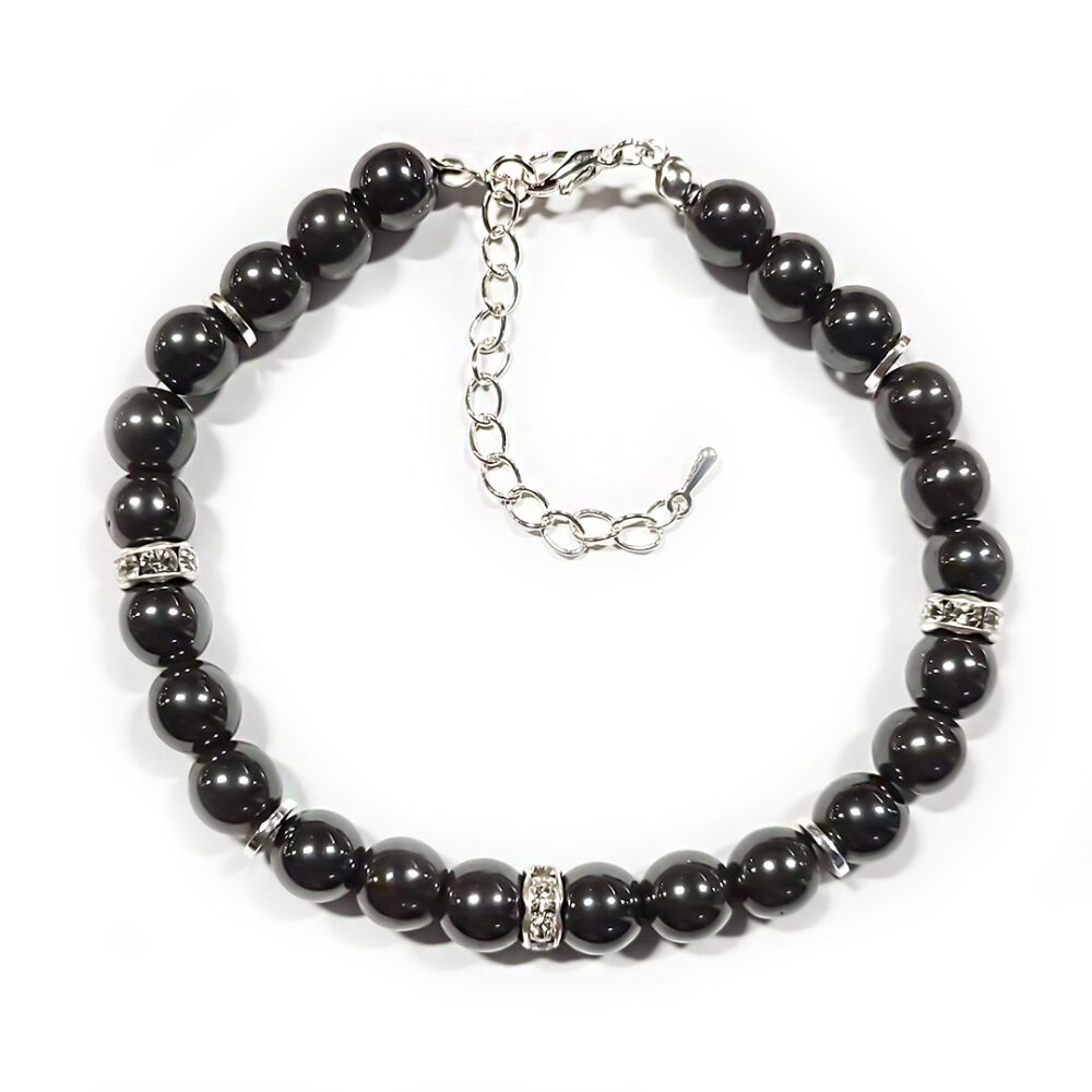 Naturstein-Armband "Hämatit" 8mm