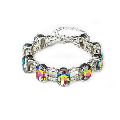 Armband „BlumenZauberFantasie“ silberfarben
