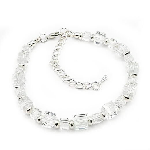 Armband CrystalCube "Quarz"