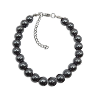 Natur-Edelstein-Armband „Hämatit“ 8mm