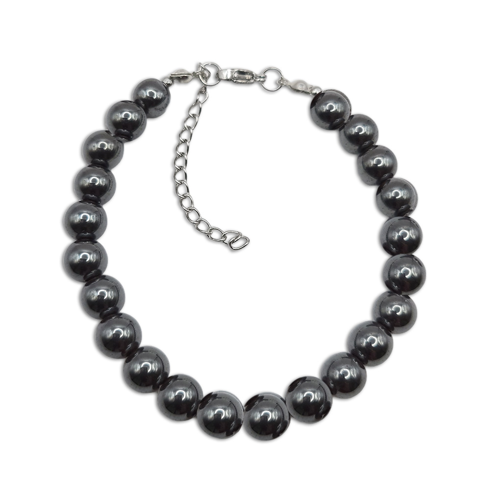 Naturstein-Armband Hämatit 8mm