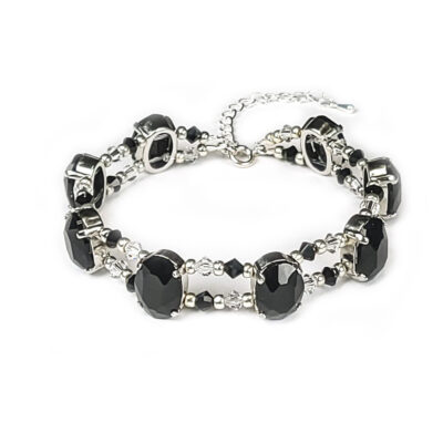 Armband „NachtZauberFantasie“ silberfarben