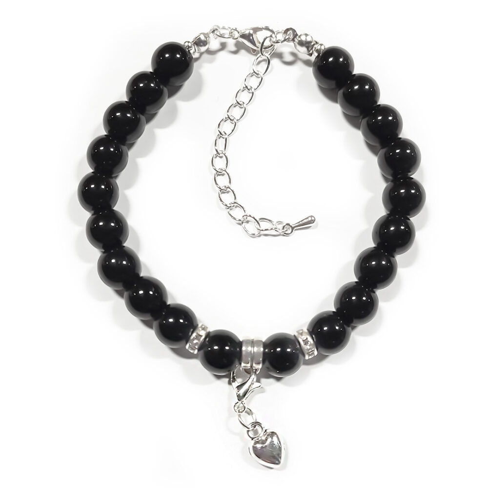 Naturstein-Armband "Onyx" 8mm
