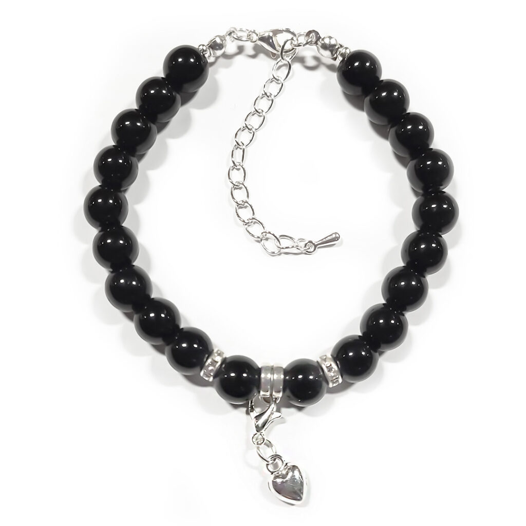 Naturstein-Armband „Onyx“ 8mm