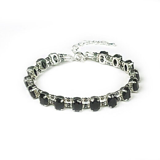 Armband "Ophelia NachtZauber" silber