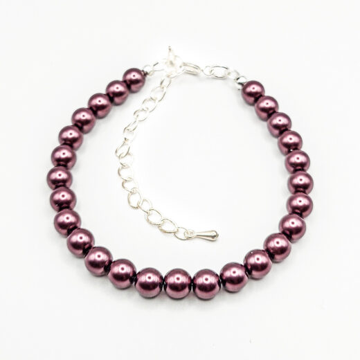 Perlen-Armband PearlEffect Burgundy