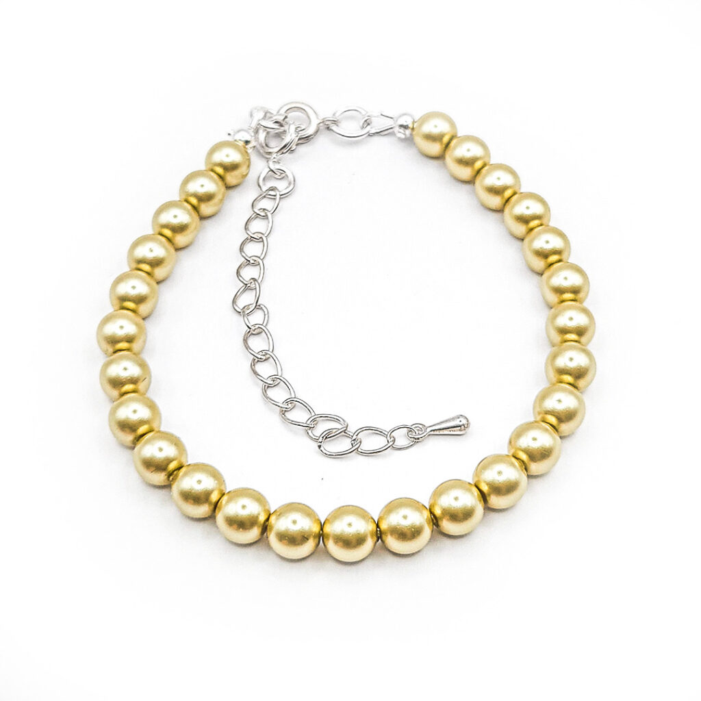 Perlen-Armband Pearl Effect Vanilla