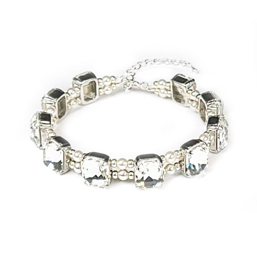 Kristall-Armband "SonnenZauberIllusion" silber