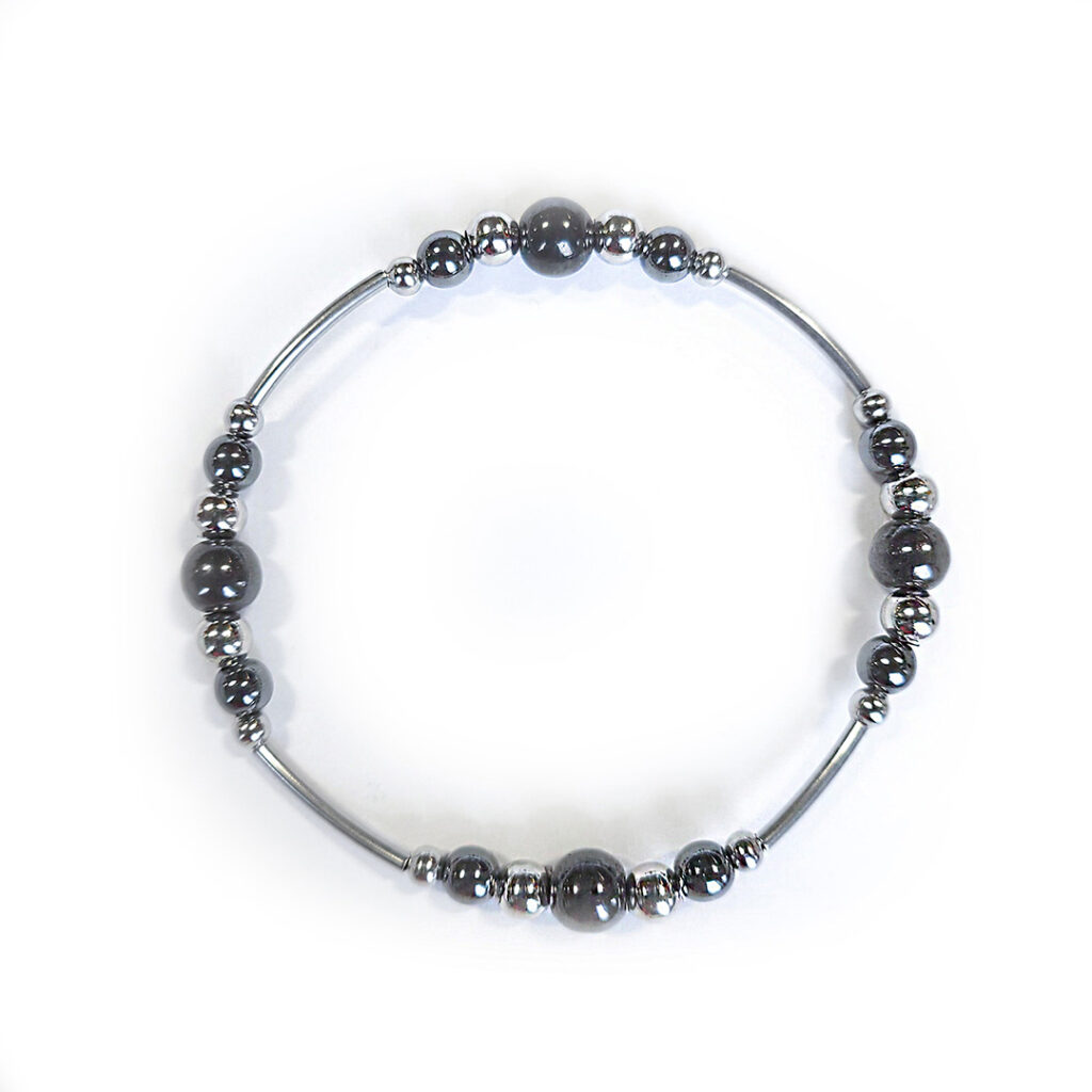 Armband Steel&Stone „Hämatit“ StyleF 21cm