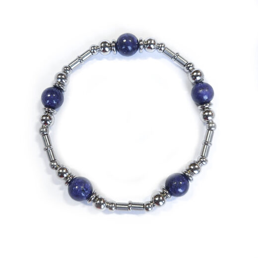 Armband Steel&Stone Lapislazuli