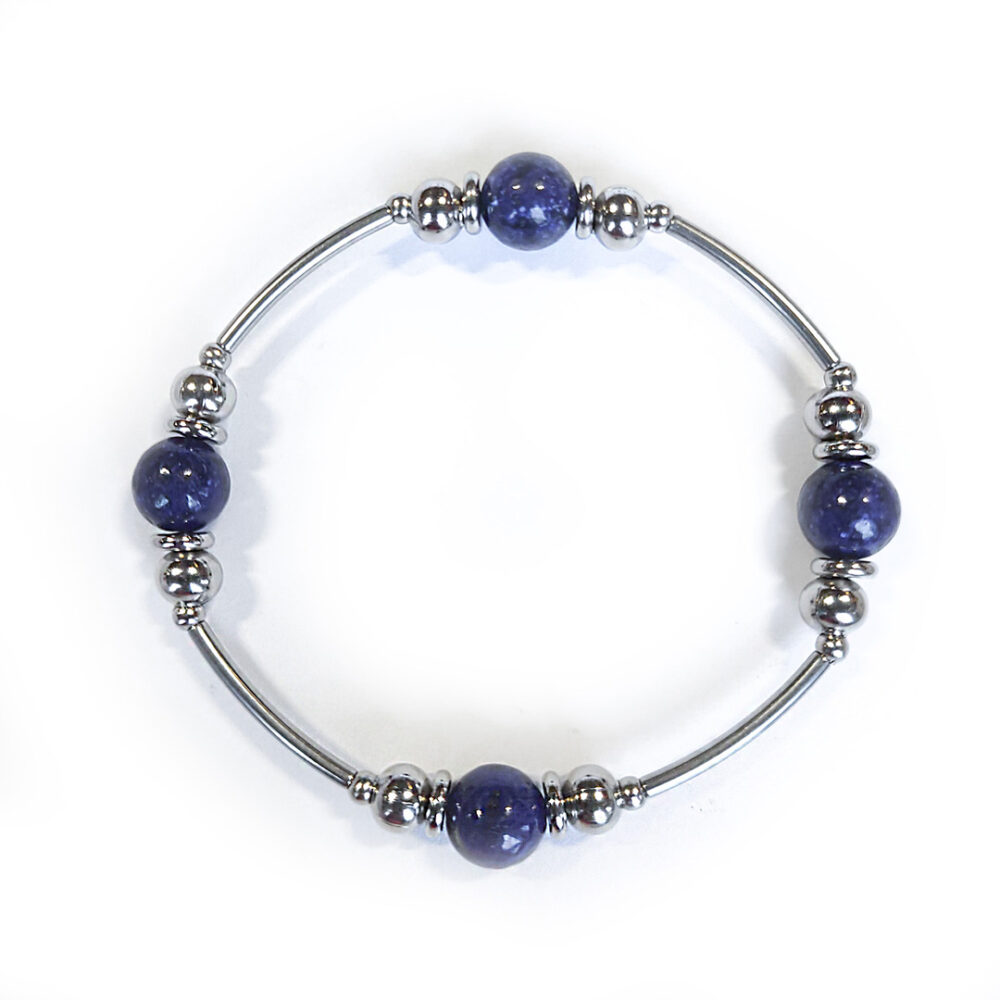 Armband Steel&Stone "Lapislazuli" StyleC 18cm