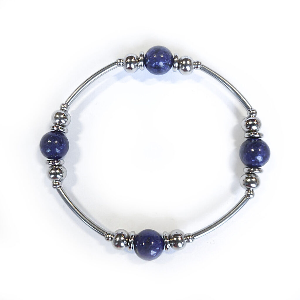 Armband Steel&Stone „Lapislazuli“ StyleC 18cm