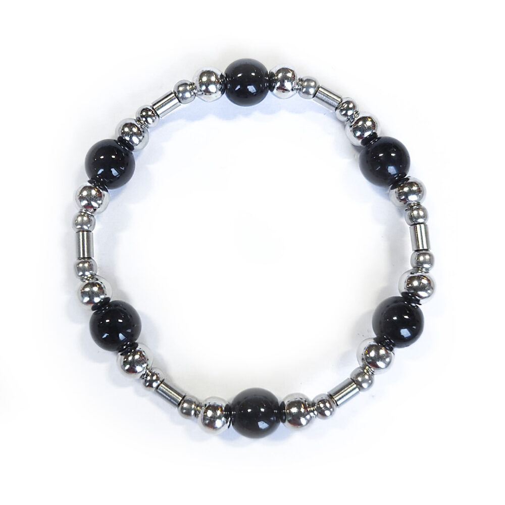 Armband Steel&Stone "Onyx" StyleD 18cm