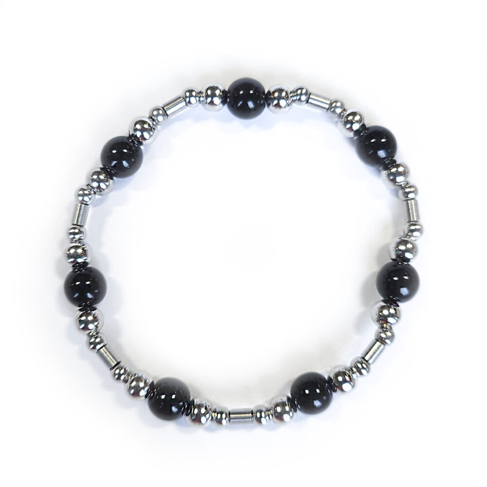 Armband Steel&Stone "Onyx" StyleD 20cm
