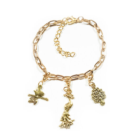 Charm-Armband "Birds of Paradise"