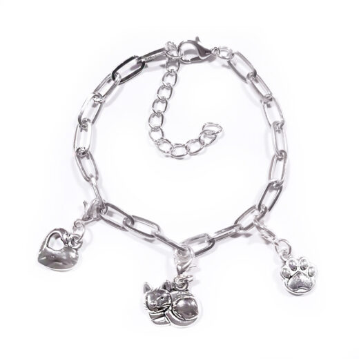 Charm-Armband "Cat Love"