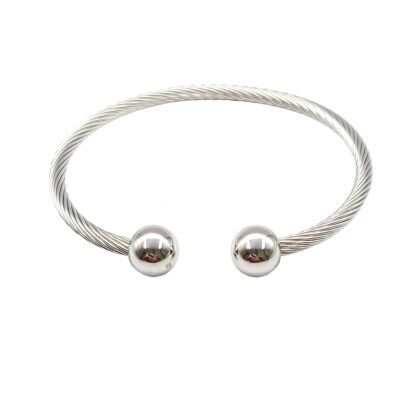 Edelstahl-Armreif „Ring of Steel“