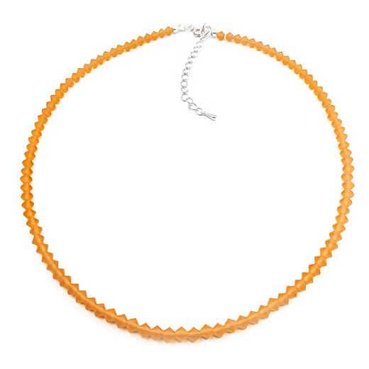 Kristallperlen-Kette "Dusty Sunset"