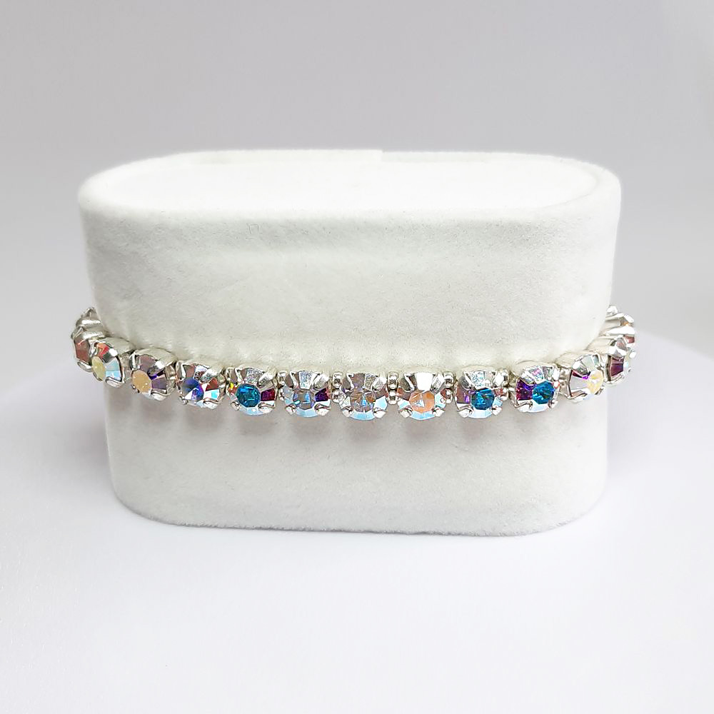 Kristall-Armband "FeenZauber" silberfarben