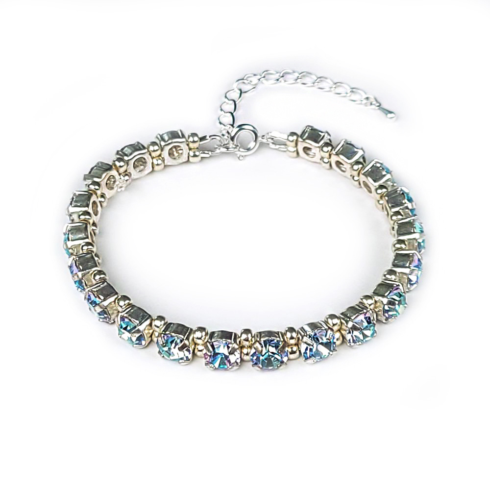 Kristall-Armband "HimmelsZauber" silberfarben