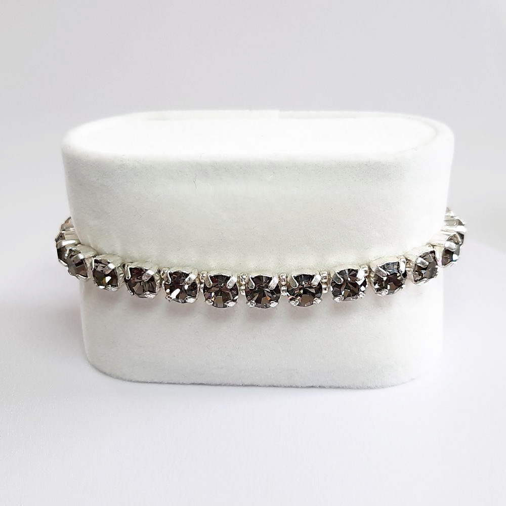 Kristall-Armband "MondZauber" silberfarben