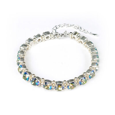 Kristall-Armband „MorgenZauber“ silberfarben
