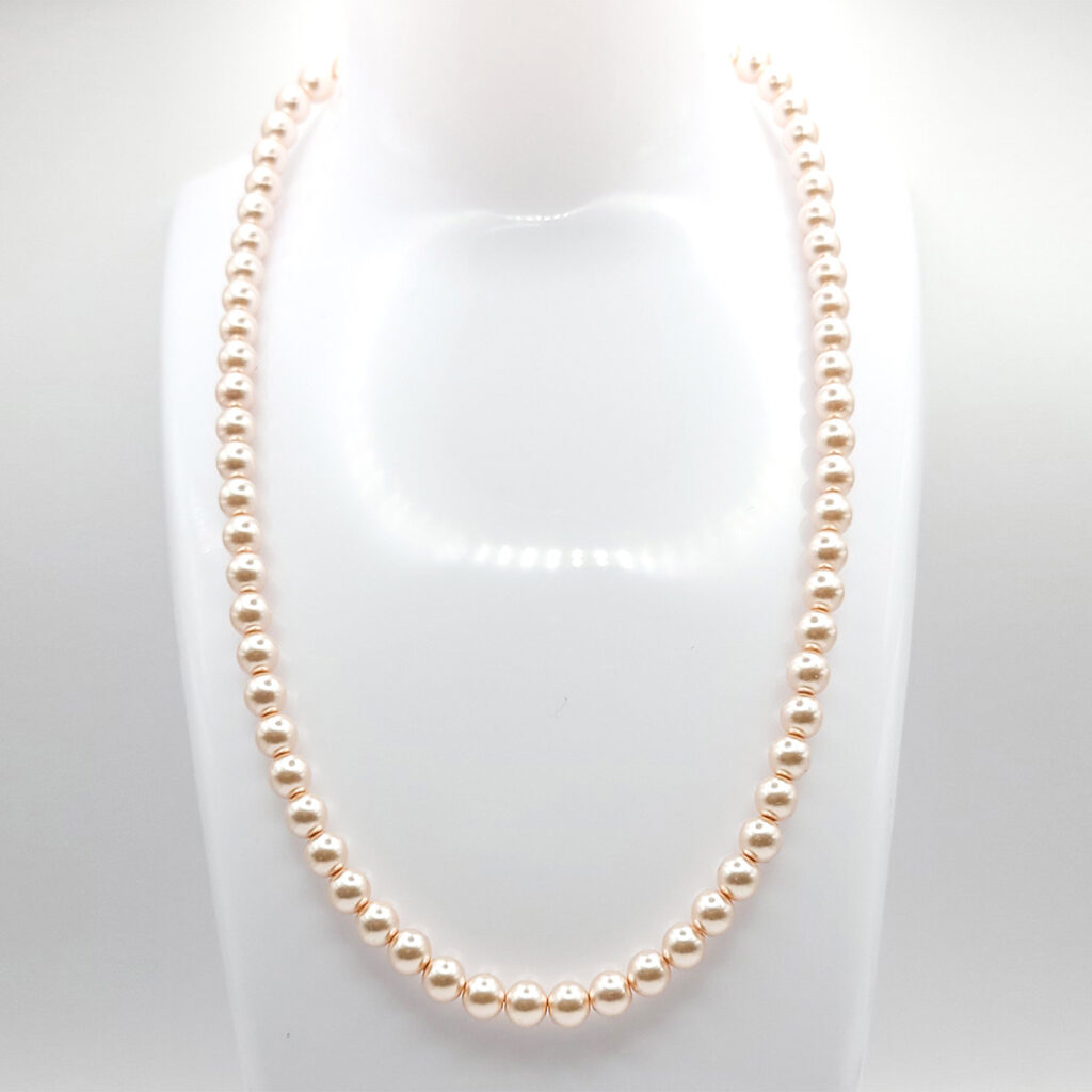 Perlen-Kette Pearl Effect Rosaline