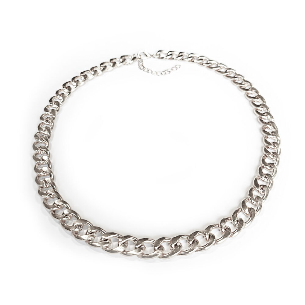 Statement-Panzerkette Silver Lady