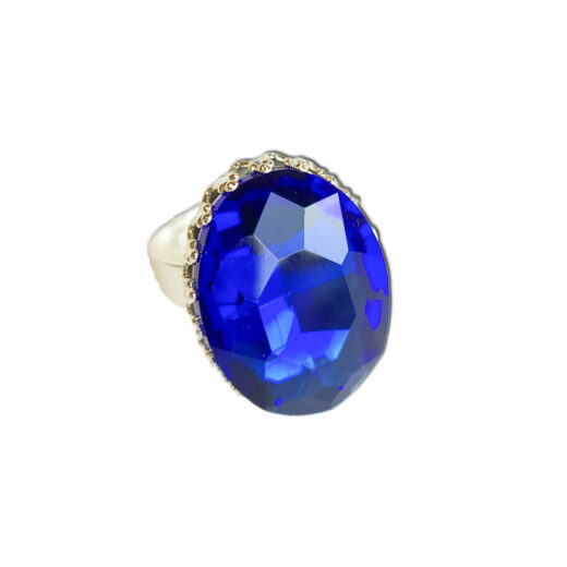 Wunsch-Ring Saphir silber 25x18mm